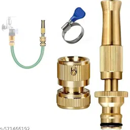 aashi 25 MTR PVC tubes garden hose water pipe with spray nozzle Garden hose pipe size .05' Hose Pipe image 2
