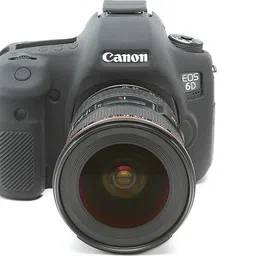 Picmaa Camera Silicone Protective Camera Case Cover Compatible with Ca_non 6D Black Camera Bag image 4