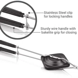 sawariya store Premium Non-Stick Aluminium Sandwich Gas Toaster/Sandwich Maker/Gas Toaster 0 W Pop Up Toaster image 4