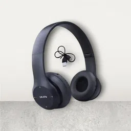 Wireless Foldable Headphones with Apex Bass Technology_KR Bluetooth & Wired Headset-image-1