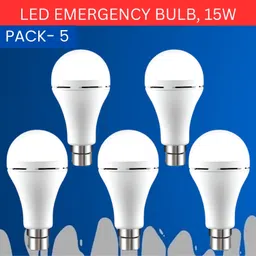 frony 15W Rechargeable Inverter LED Bulb with Upto 4H.Power Cut Lighting Pack of_5B368 4 hrs Bulb Emergency Light-picture-14