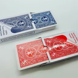 a sarkar magic world Marked Playing Card Plastic Bicycle Design Set of 2 (Blue & Red) image 2