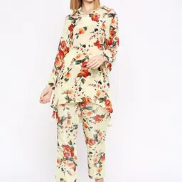 Cloth Haus India Floral Printed Longline Shirt Style Top-picture-18