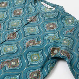 Divena Modal Mandarin Collar Ethnic Printed Tunic image 5