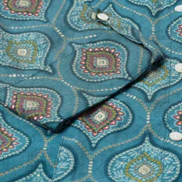 Divena Modal Mandarin Collar Ethnic Printed Tunic image 4