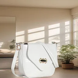 nariox White Women Sling Bag Stylish new sling bag for Girls and women-picture-10