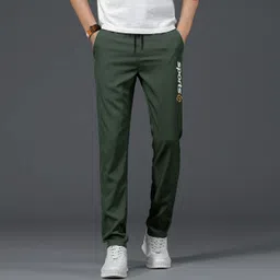 royster callus Pack of 2 Men Solid Black, Green Track Pants image 4