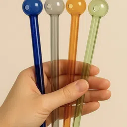 wishingbell natural Borosilicate Glass Outside Fitting Hookah Mouth Tip-picture-11