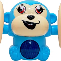 tapuji Dancing & Spinning Rolling Monkey With Voice Control Banana Monkey Musical Toys-picture-13