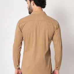 double one Men Regular Fit Solid Casual Shirt image 2