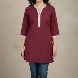 womenfashion Women Cotton Blend Kurta Set-picture-17