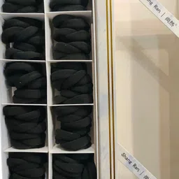 Premium Quality Elastic Hair Ties pack of 100 Gift box Hair Band-image-29