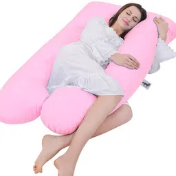 linenovation Microfibre Pregnancy Pillow Pack of 1 Solid-picture-10