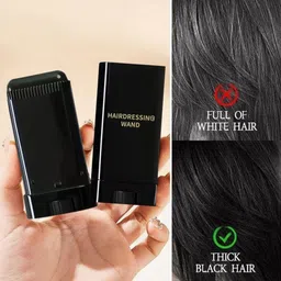 rudvya Hair Colour Stick- For Roots & Grey Coverage , Black-picture-18