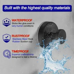 brahmaniworld 99 hook white Towel Holder image 2