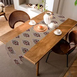 a.p handloom Beige 20 cm Table Runner-picture-13