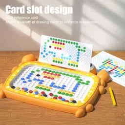 muren Animal Shaped Magnetic Drawing Board with Pen and Beads toys for kids image 3