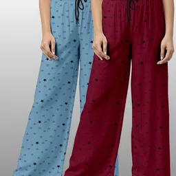 priyanka fashion Pack of 2 Women Pyjama-picture-31