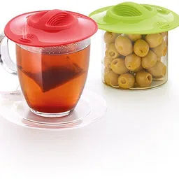 lekue New Suction Lid 10.5 CM Green 4.13 inch Lid, Pack of 1 image 2