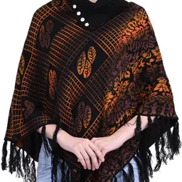Women Winter Wear Woolen Poncho-image-86