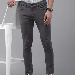 spykar Kano Men Slim Mid Rise Dark Grey Jeans-picture-10