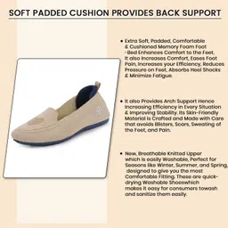 doctor extra soft Fashionable Memory Foam Casuals, Stylish, Walking, and Sports Slip On Sneakers For Women image 3