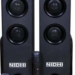 Nidhi UTRA PRO Double TOWER With MIC 120 W Bluetooth Tower Speaker image 2