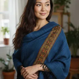 AAYAT FASHION ZONE Wool Woven Women, Men Shawl image 2