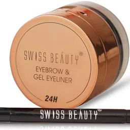 swiss beauty EYEBROW & GEL EYELINER 2 IN 1 image 2