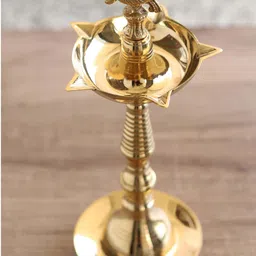 flipkart smartbuy Brass (Pack of 2) Table Diya Set image 4