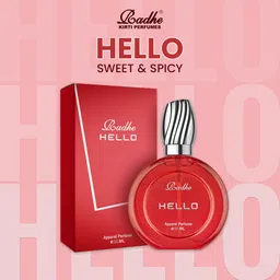 radhe kirti Hello Premium Long lasting Strong Unisex Perfume (50ml) Perfume-50 ml image 3