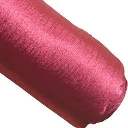 abzura Solid Satin Blend Women Maroon Fancy Scarf image 2