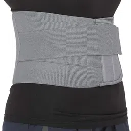 afcycare Lumbo Sacral Belt for Lower Back Pain for Unisex with Double Strap - Pack of 1 Back / Lumbar Support image 4
