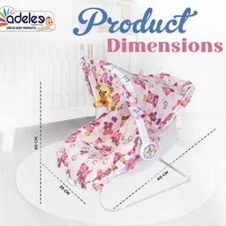 odelee 9 in 1 Baby Carry Cot Feeding Chair With Baby Bottle & Safety Net Bouncer image 3