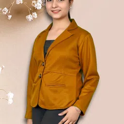 mabish Fleece Solid Coat For Women-picture-17