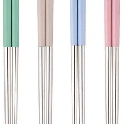 breyers Eating, Decorative, Training Stainless Steel Japanese, Korean Chopstick-picture-26