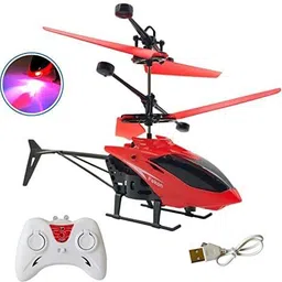shubhank toys Remote Control Helicopter Toy for Kids | Rechargeable Flying Toy with Sensor image 5