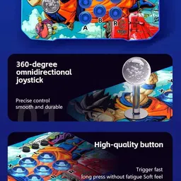 Playtastic M23 Retro Game Console with 30000+ pre installed Games 64 GB with Two Wireless Controllers for PS-1/CPS/FC/GBA Arcade Gaming image 2