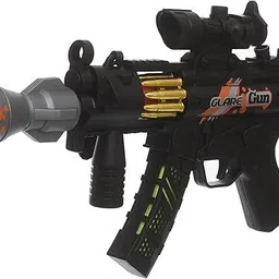 electricbass Musical Atomizing Shoot Gun Toy with Flash Vibrate Atomizing-picture-14