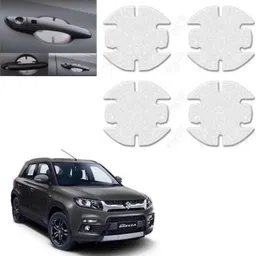 Car Door Scratch Protection sticker finger guard (PU) Transparent for Brezza Car Grab handle-image-93