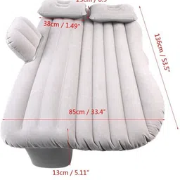 oshotto Car Inflatable Bed Mattress with Two Air Pillows For Tata Safari 2021-2022 Car Inflatable Bed image 4