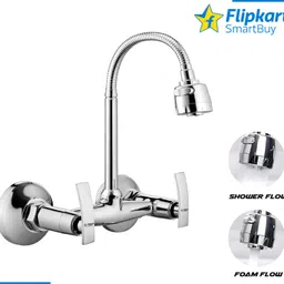 FKSM115-Desire Brass Flexible Sink Mixer, Dual Flow Modes, 360-Degree Swivel Spout Sink Mixer Faucet-image-70