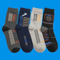 naosucura Men Graphic Print Mid-Calf/Crew image 1