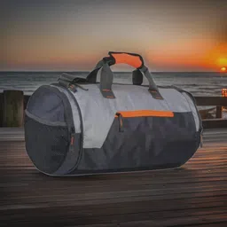 shivra 25 L Gym Duffel Bag - Sports Gym Bag Travel Duffel Bag(S-17*1 1) - Orange image 1