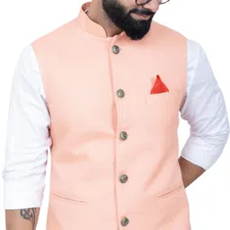aljaami Solid Men Waistcoat-picture-34