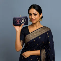 artklim Party, Casual Black, Yellow, Red Clutch image 2