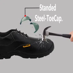 foot trends Steel Toe PVC Safety Shoe image 3