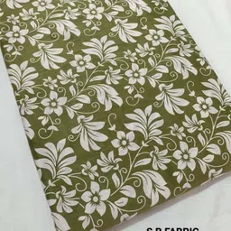 ganrice Unstitched Cotton Blend Suit Fabric Printed image 1