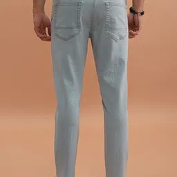 highlander Men Tapered Fit Mid Rise Blue Jeans image 3