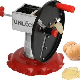 unlock Wafer Maker Potato Slicer Vegetable and Fruit Slicer, Cutter/ Waffle Maker–1 PCS Waffle Maker image 2
